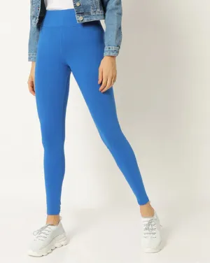 Adorna Active Leggings - Royal Blue