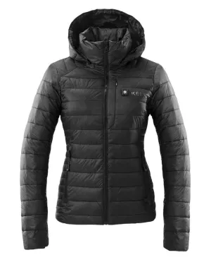 Aura Women's Heated Jacket | Jet Black by Kelvin Coats