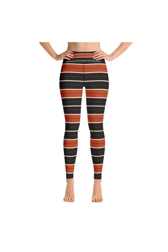 Autumn Rust Yoga Leggings