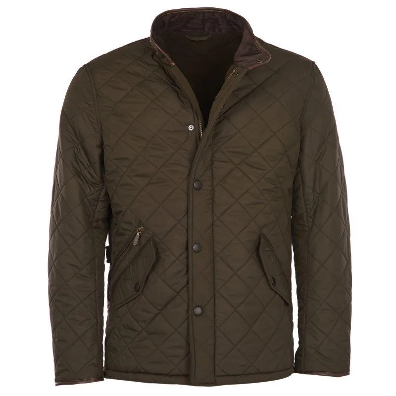 Barbour Powell Mens Quilted Jacket - Olive