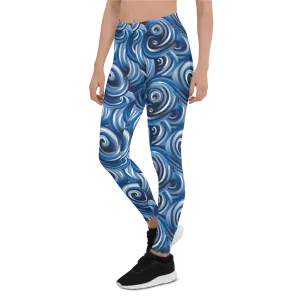 Blue Wave Leggings