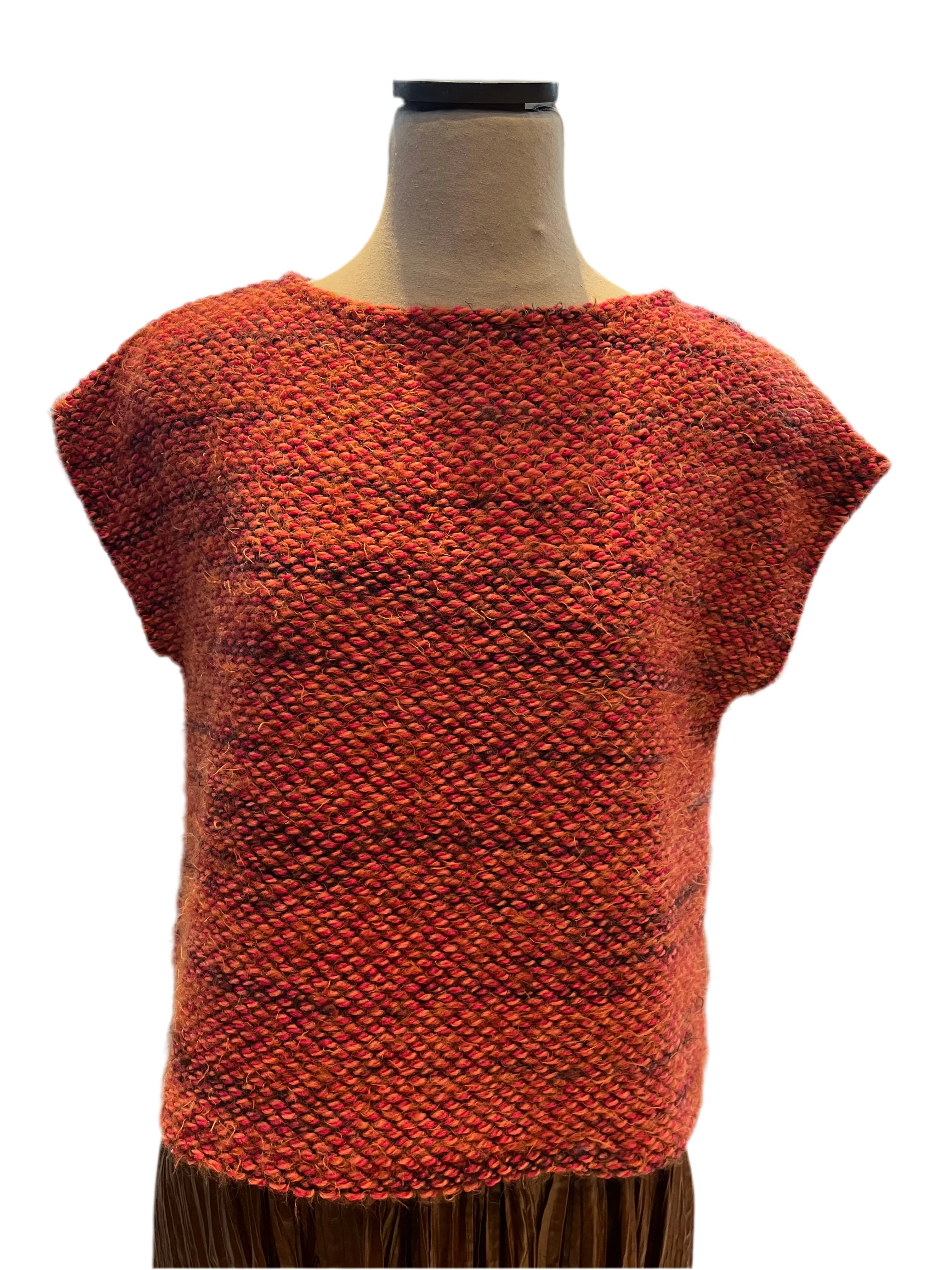 Bryn Walker, 23487S Bess Sweater, Lampone