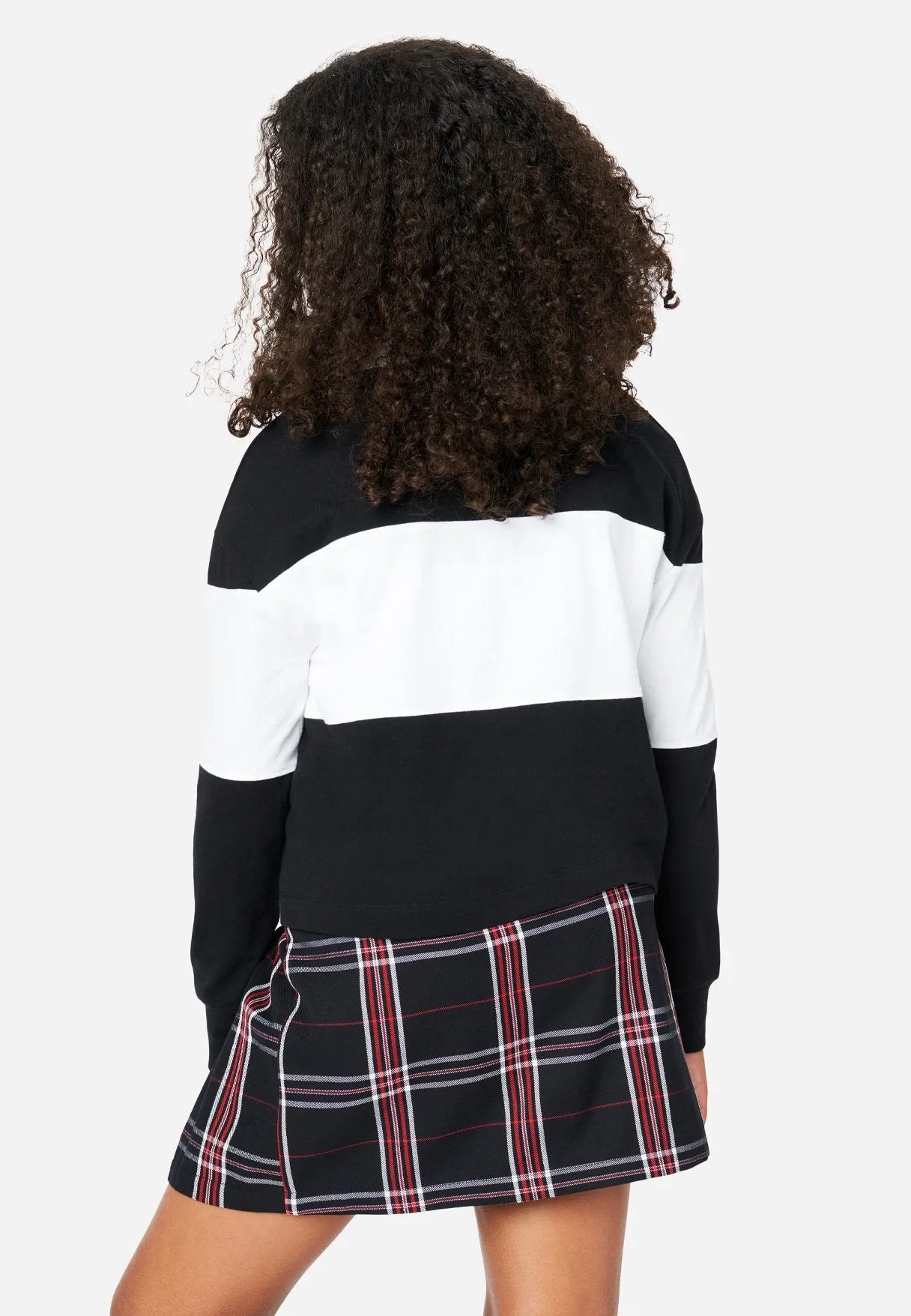 Color Block Zip-Front Top