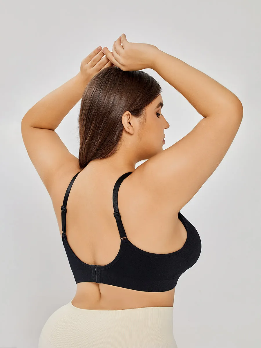 Comfortable  Size Cotton Wirefree Bra