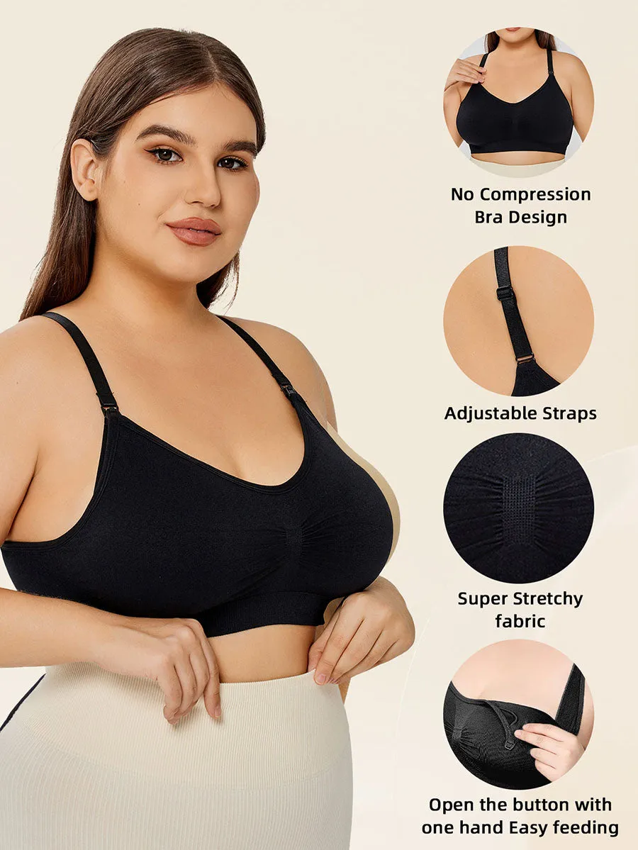 Comfortable  Size Cotton Wirefree Bra