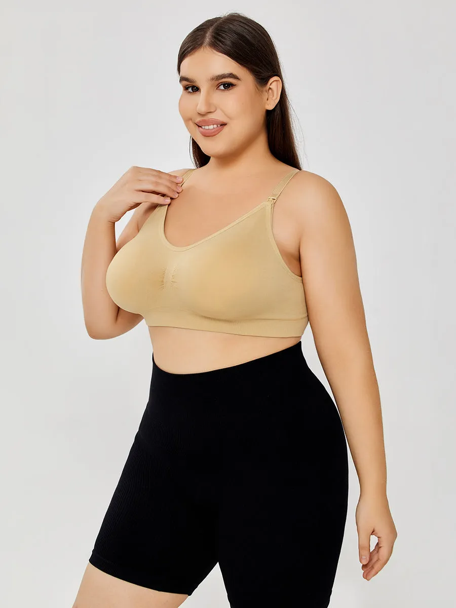 Comfortable  Size Cotton Wirefree Bra