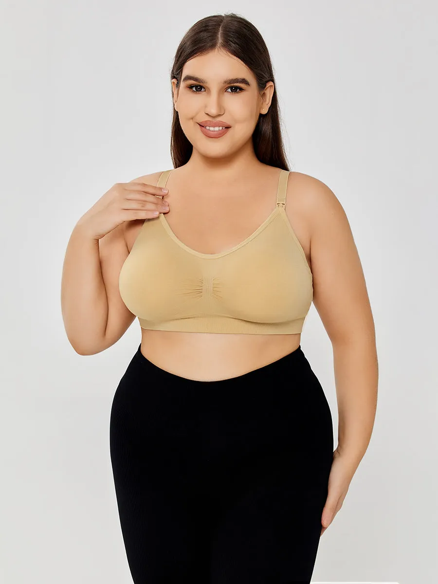 Comfortable  Size Cotton Wirefree Bra