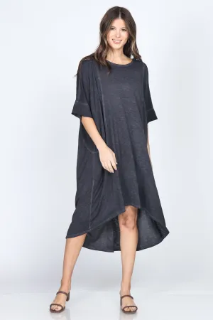 Cotton Slub Kaftan Dress