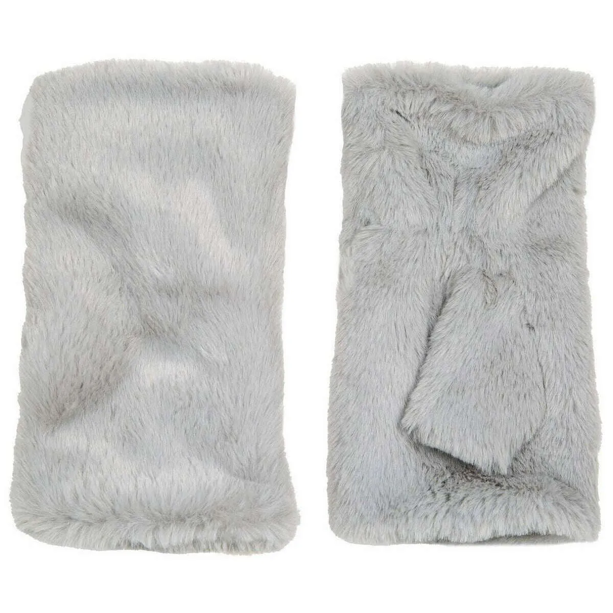 Dents Fingerless Faux Mittens - Dove Grey