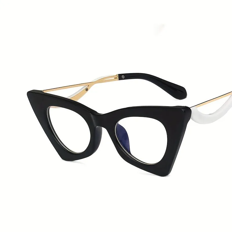 Fashion Hollow Glasses Anti Blue Light Glasses