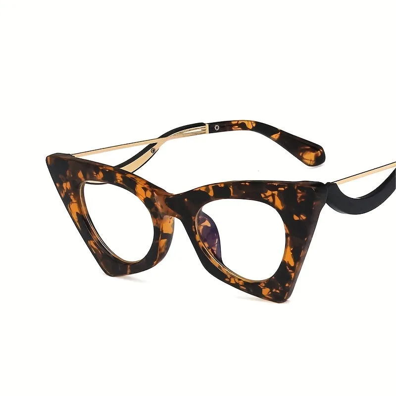 Fashion Hollow Glasses Anti Blue Light Glasses