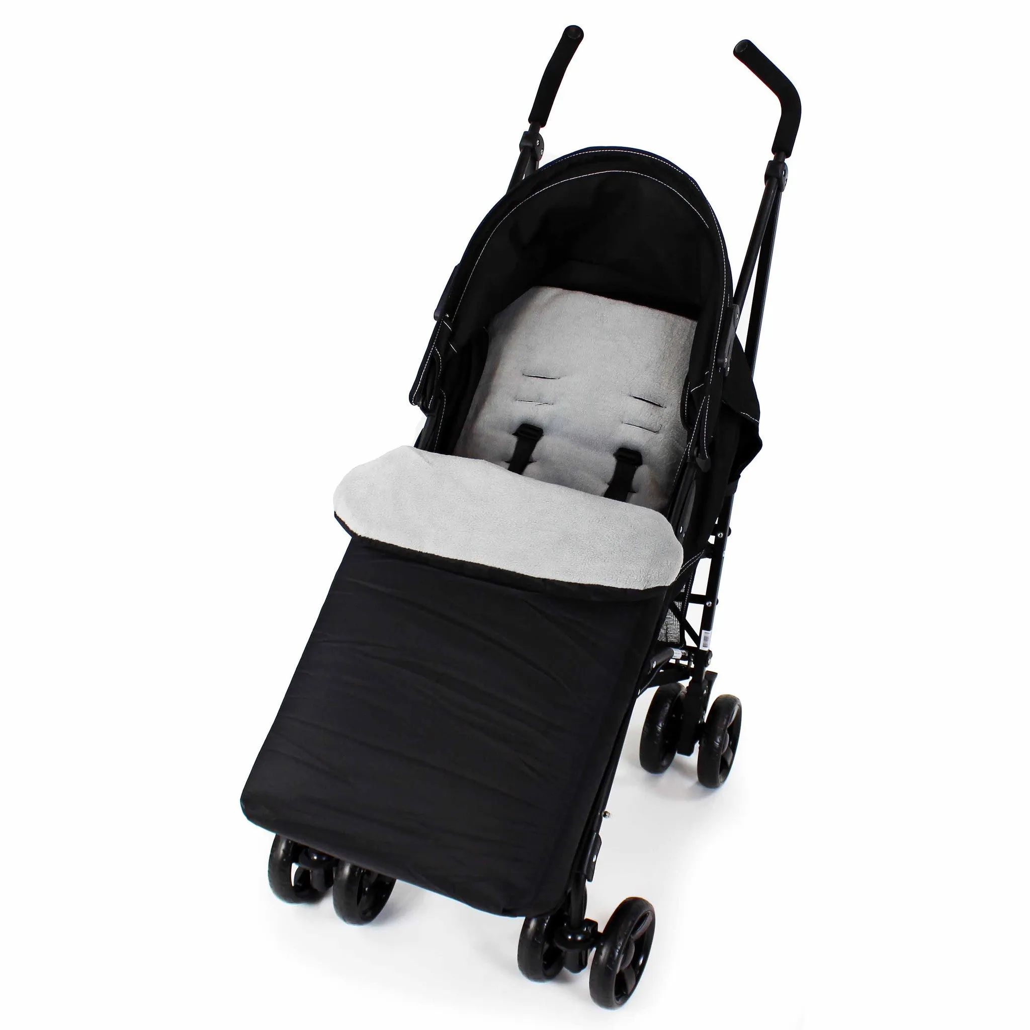 Footmuff  Buddy Jet For Chicco Echo Twin Stroller (Coal)