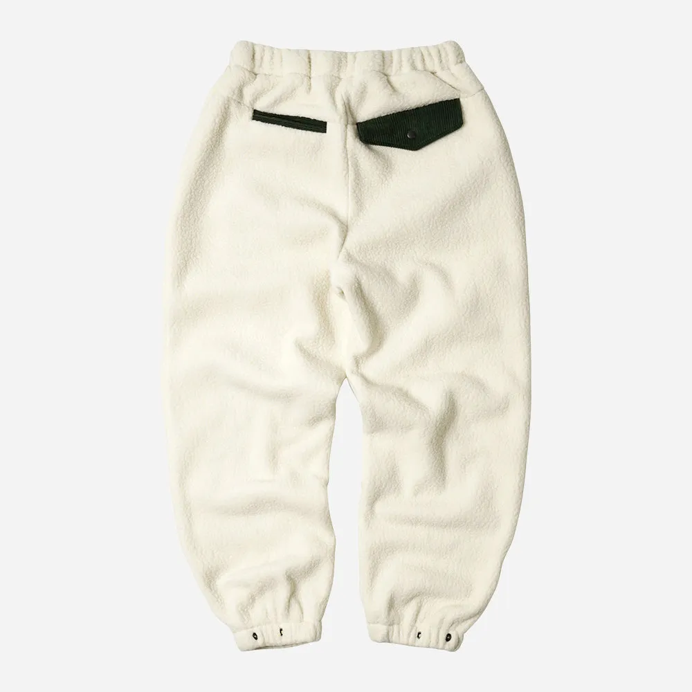 GRIZZLY FLEECE PANTS - CREAM