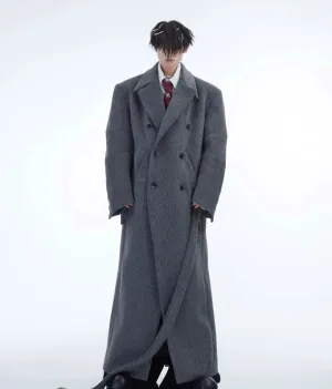 Heavyweight Double-Breasted Wool Trench Coat