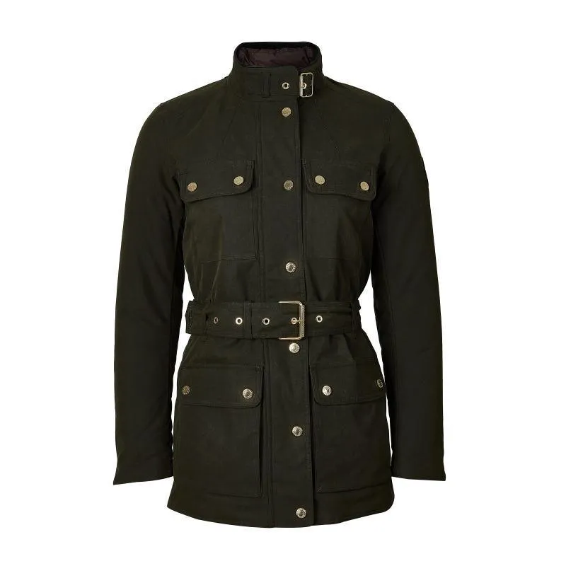 Holland Cooper Wax Ladies Field Jacket - Dark Olive