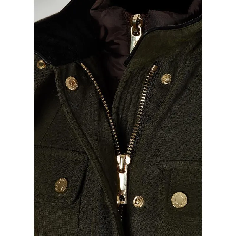 Holland Cooper Wax Ladies Field Jacket - Dark Olive