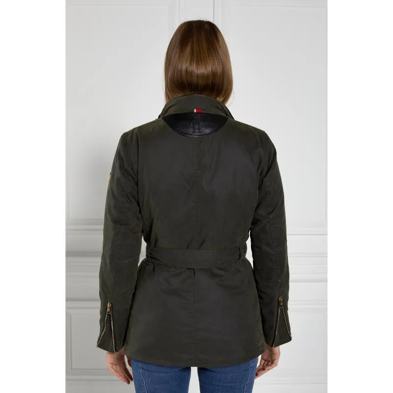 Holland Cooper Wax Ladies Field Jacket - Dark Olive