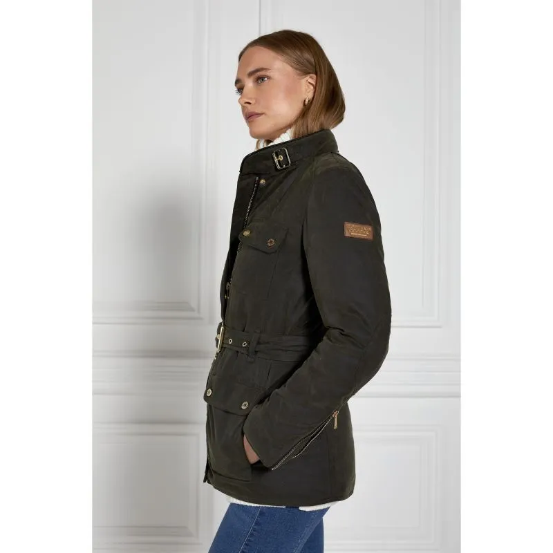 Holland Cooper Wax Ladies Field Jacket - Dark Olive