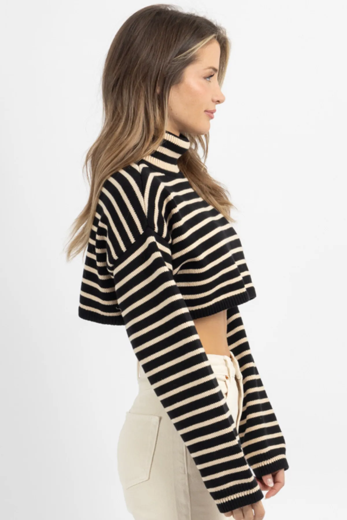 JE T'ADORE NATURAL CROP SWEATER *BACK IN STOCK*