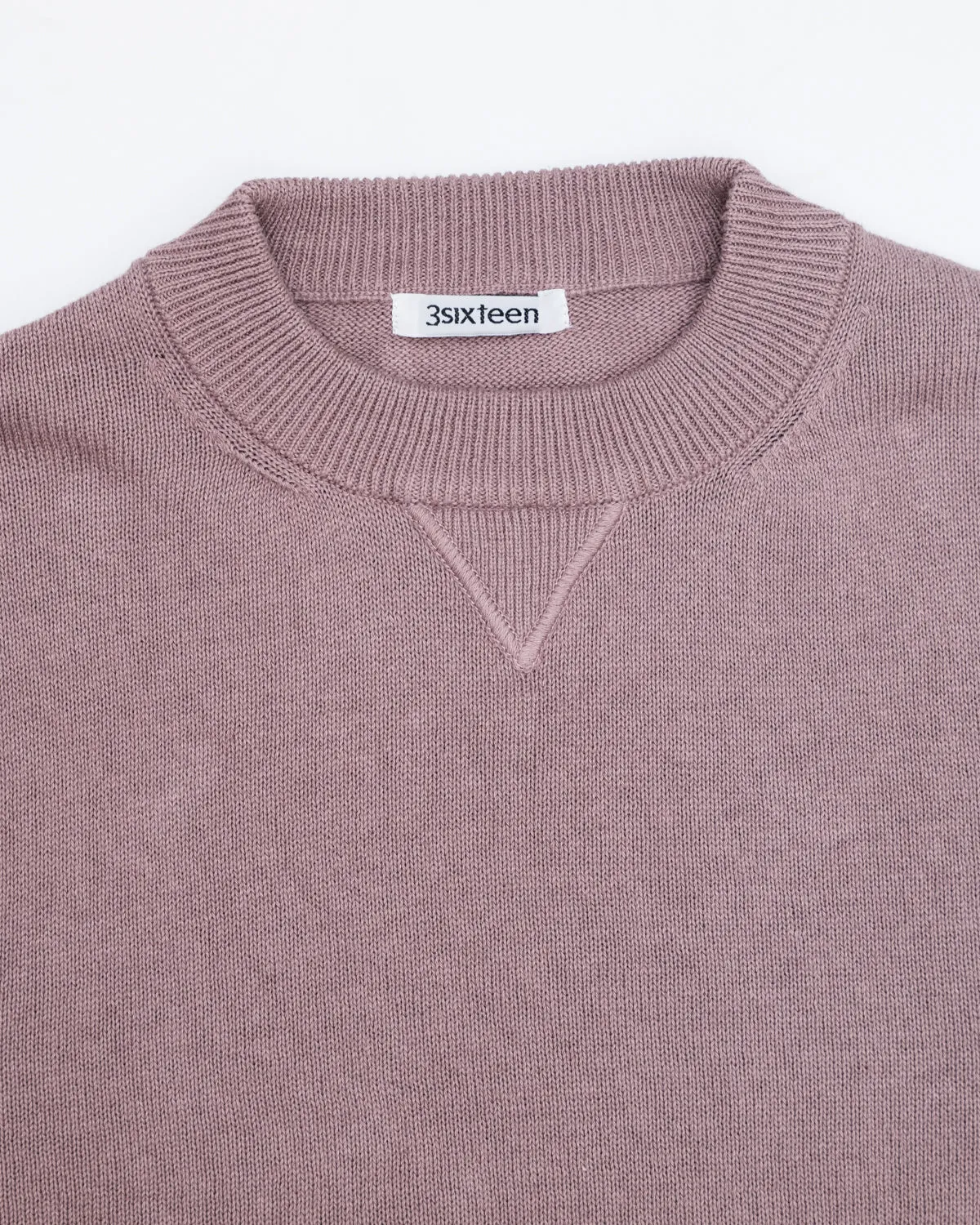 Knit T-Shirt - Mauve