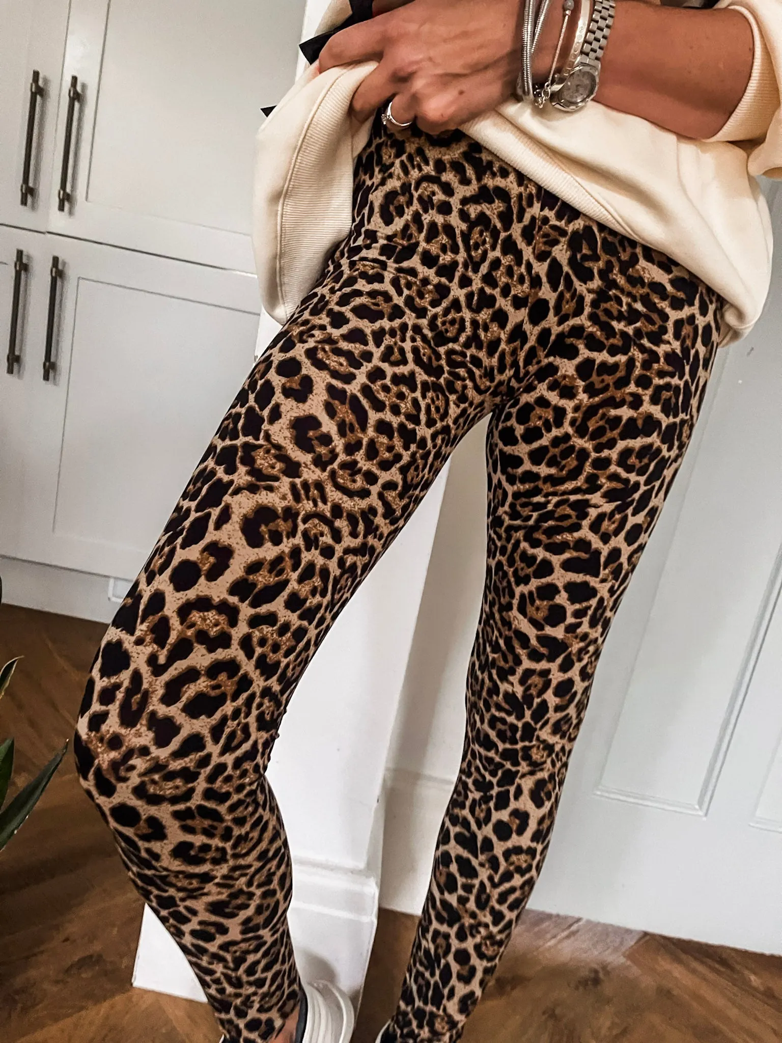 Leopard Print High Waist Leggings