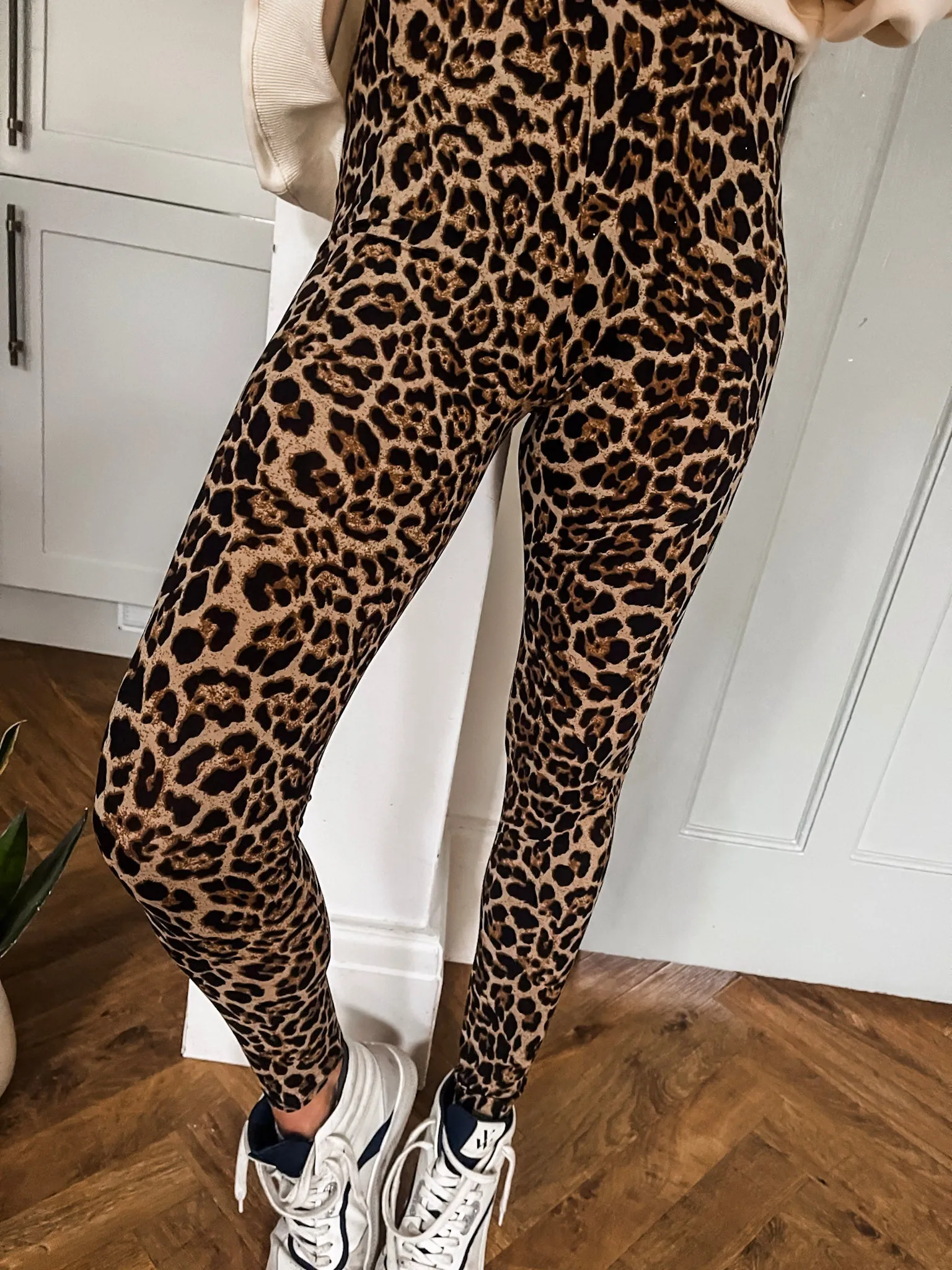 Leopard Print High Waist Leggings