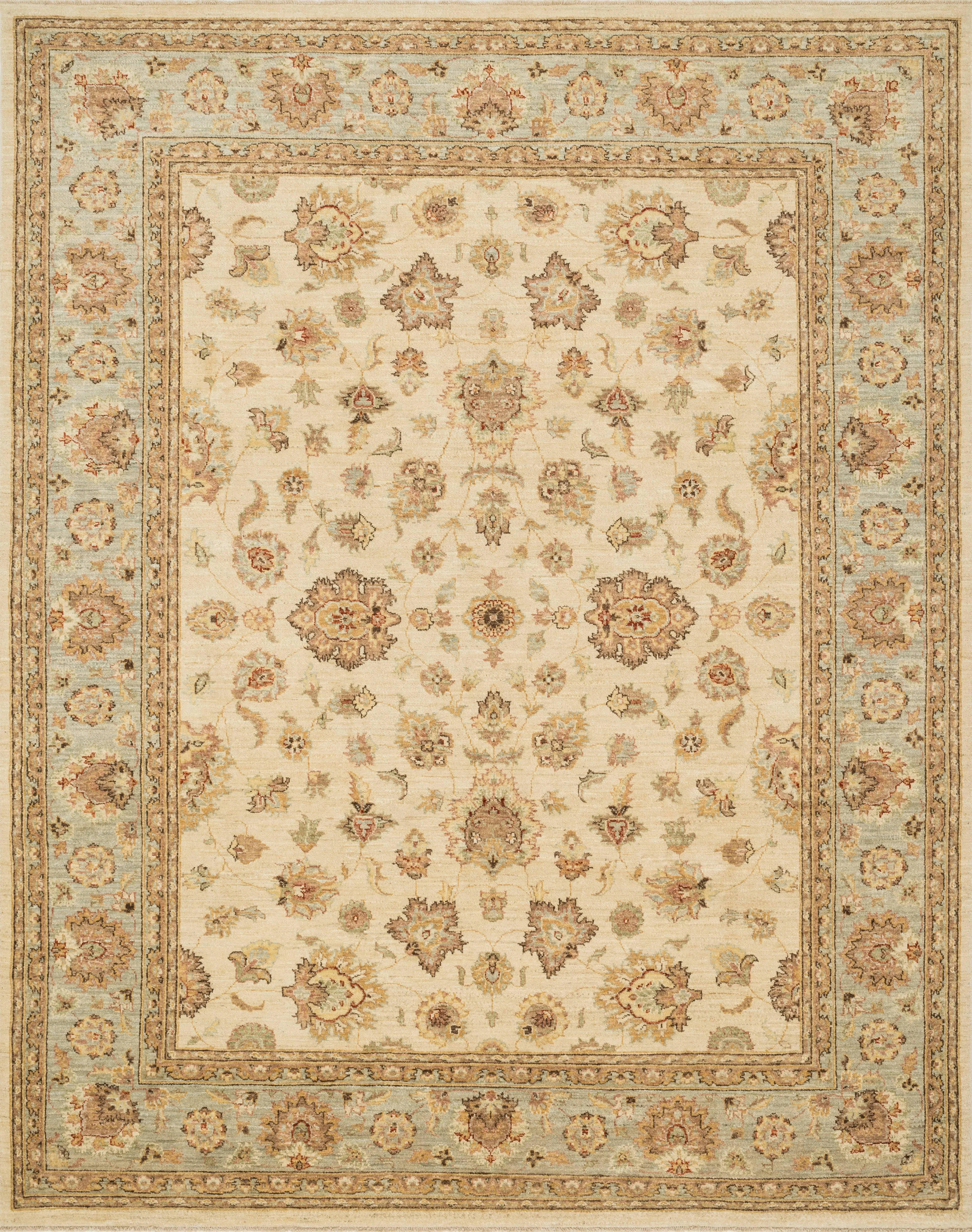 Majestic Rug in Ivory & Blue