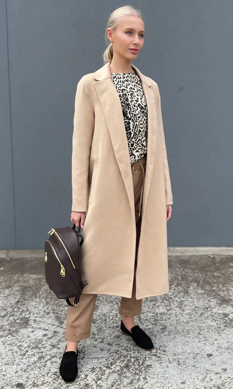 Marella Long coat  - Light Camel