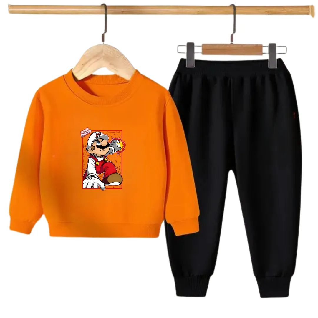 MARIO PRINTED SWEATSHIRT SET