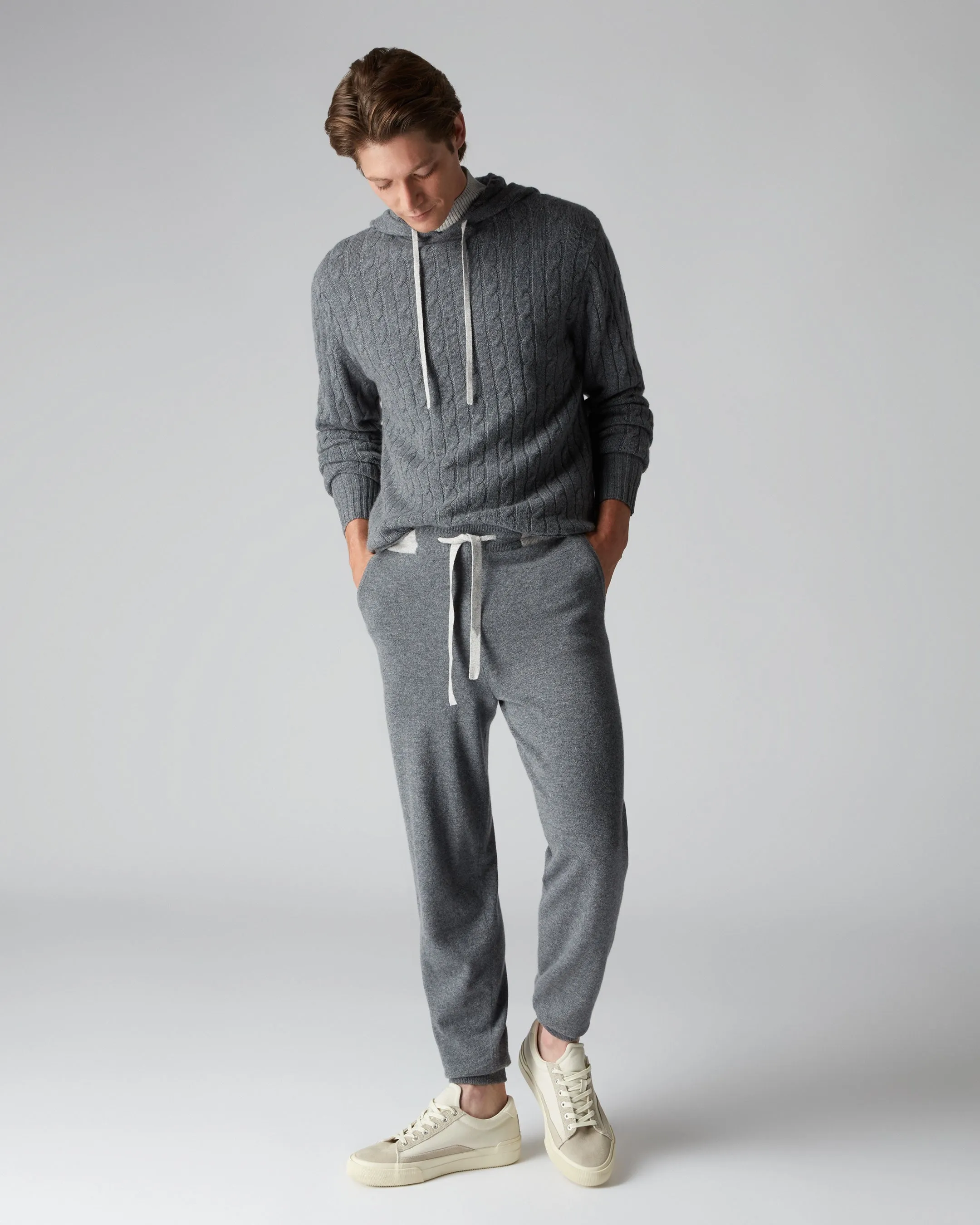 Men's Brompton Cashmere Jogger Elephant Grey