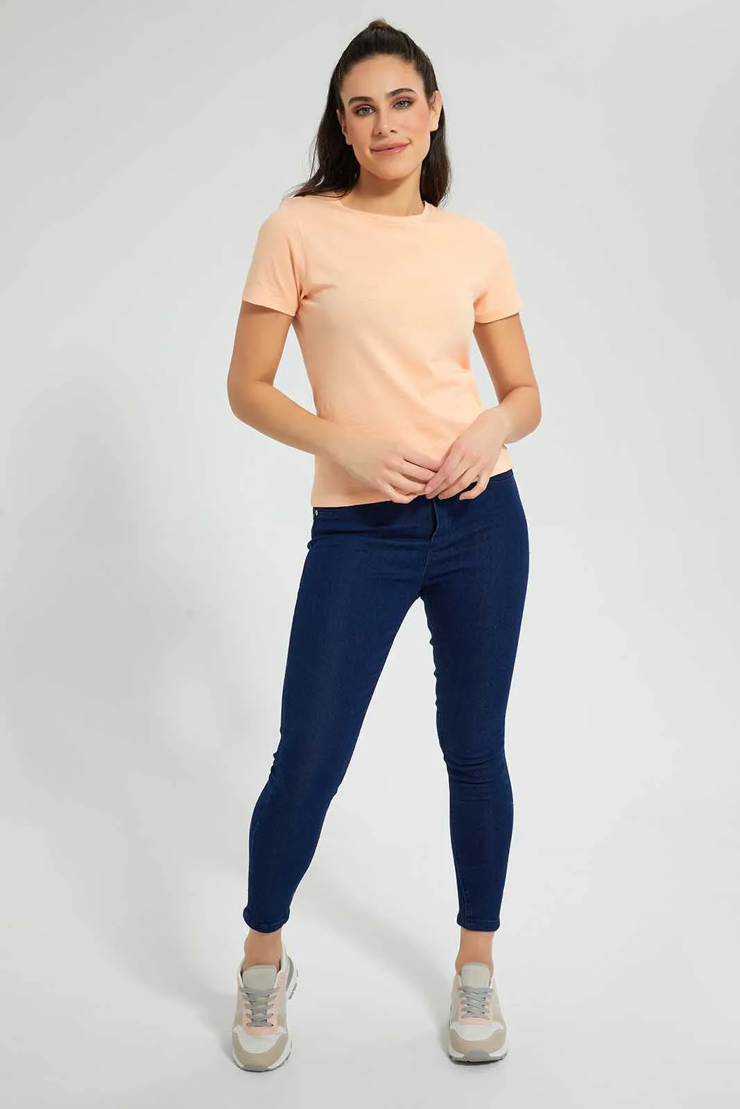 Navy Super-Skinny Fit Jegging