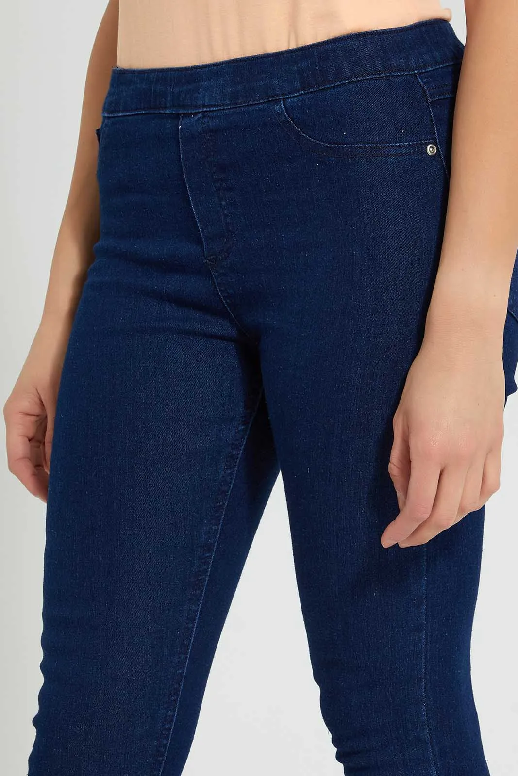 Navy Super-Skinny Fit Jegging