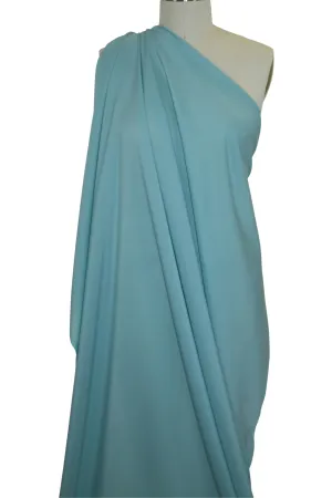 NY Designer Stretch Pongee Lining - Aqua Mist