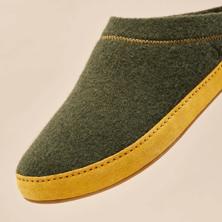 Olukai Hāmani Hulu - DUSTY OLIVE/MUSTARD