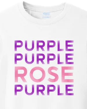 Purple Purple Rose Purple - Advent Crewneck Sweatshirt