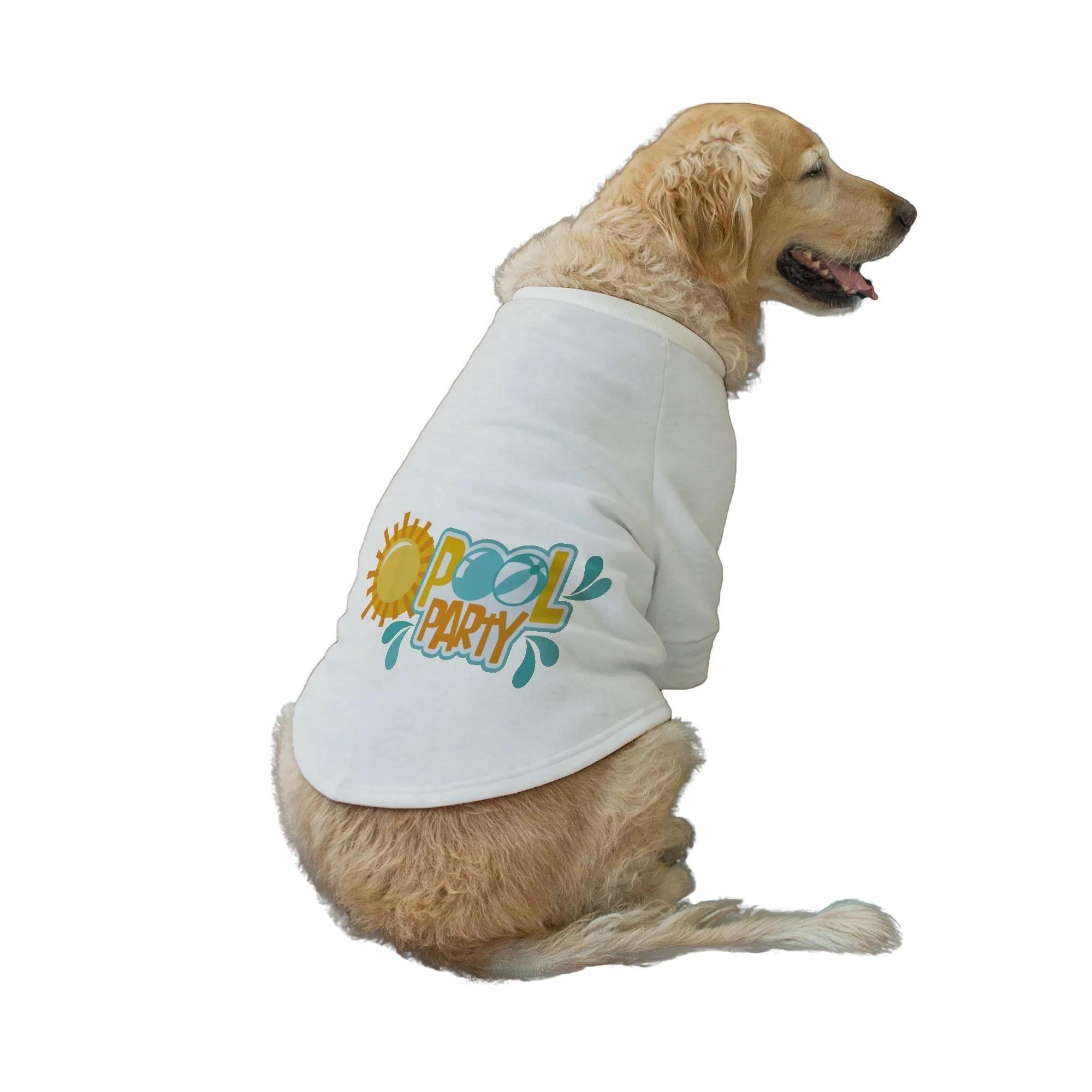 "Pool Party" Printed Dog Technical Jacket