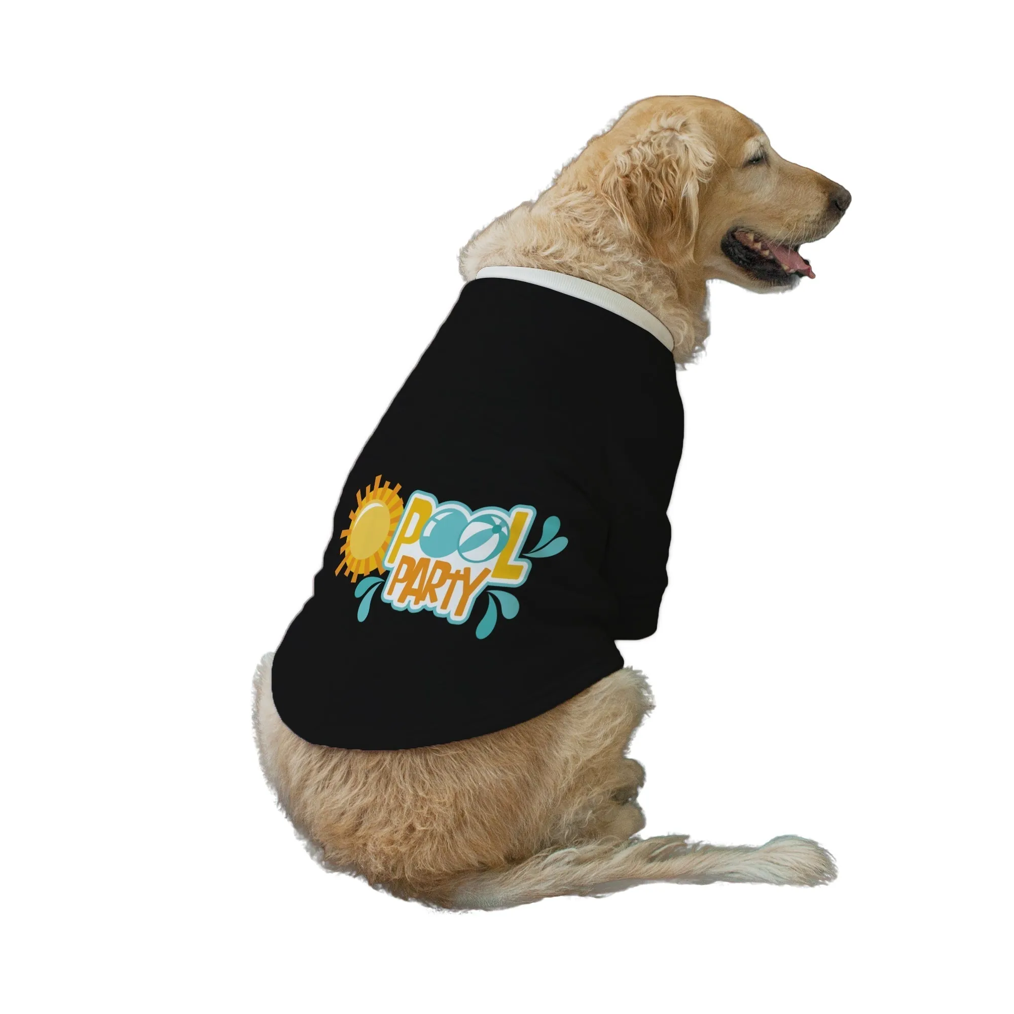 "Pool Party" Printed Dog Technical Jacket