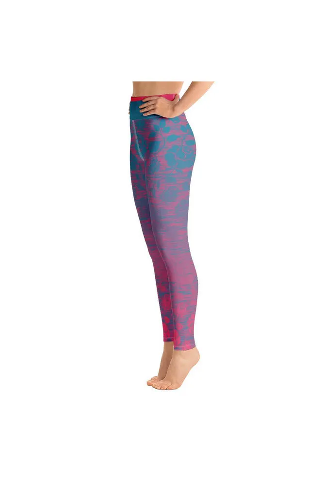 Rose Colored Glamour Yoga Leggings