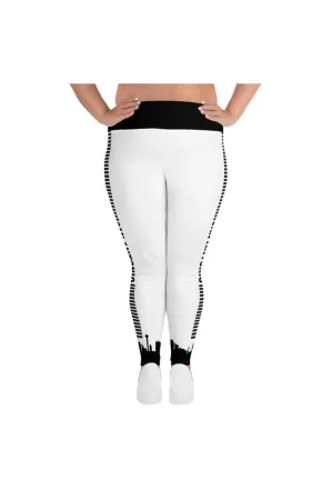 San Antonio Skyline All-Over Print Plus Size Leggings