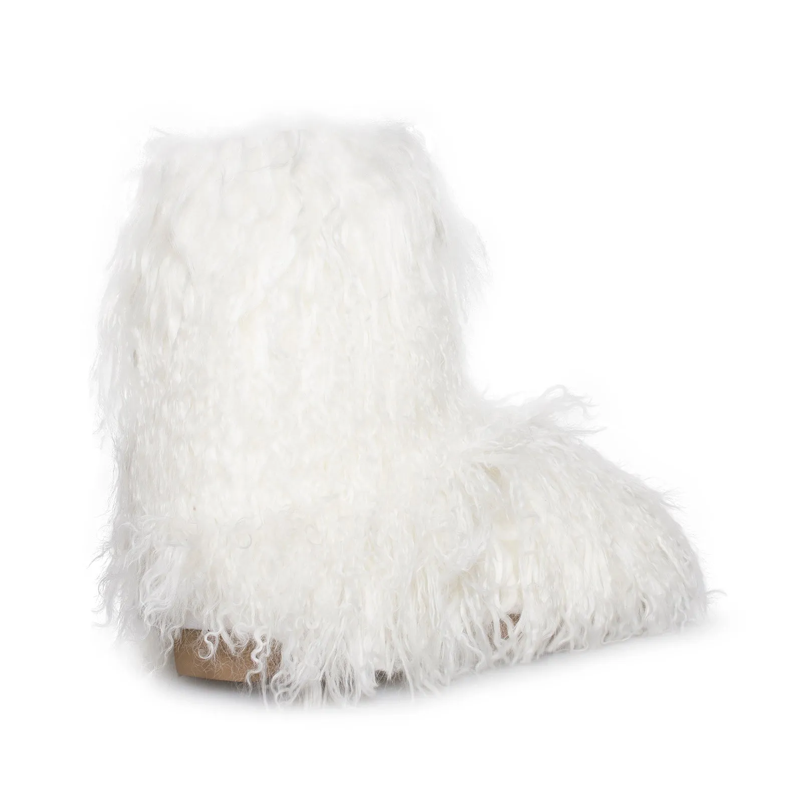 UGG Fluff Momma Mongolian White Boots