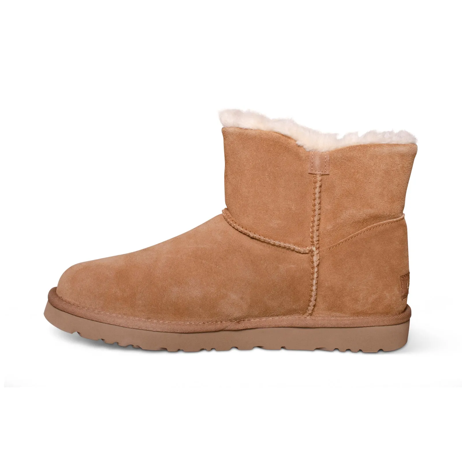 UGG Mini Bailey Button Crystals Chestnut Boots - Women's