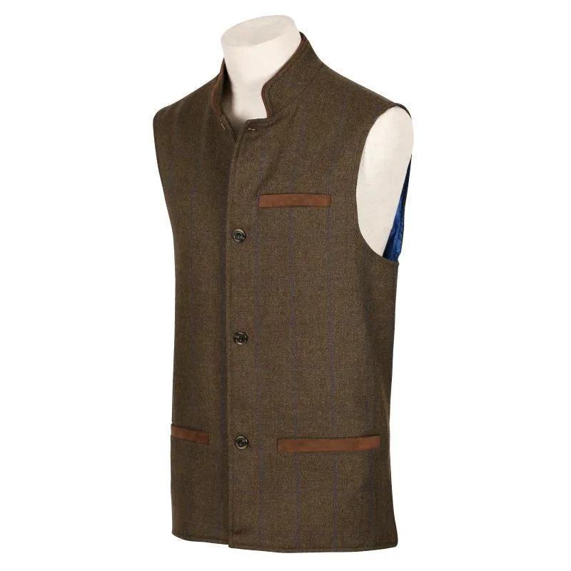 William Powell Tweed Gilet - Braemore