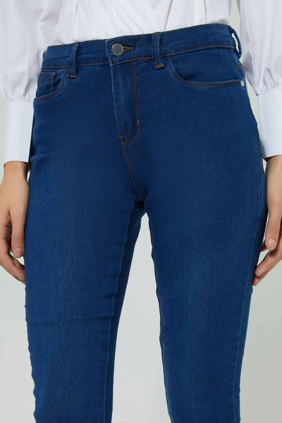 Women Navy Skinny Jean