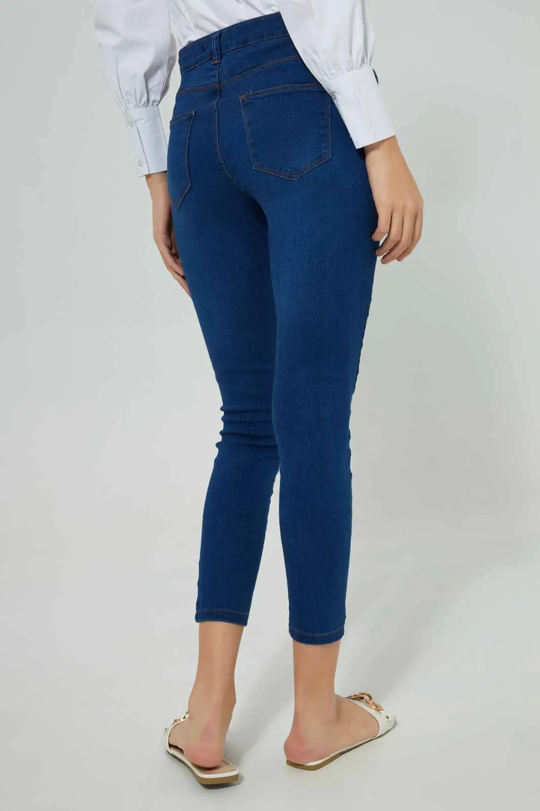 Women Navy Skinny Jean