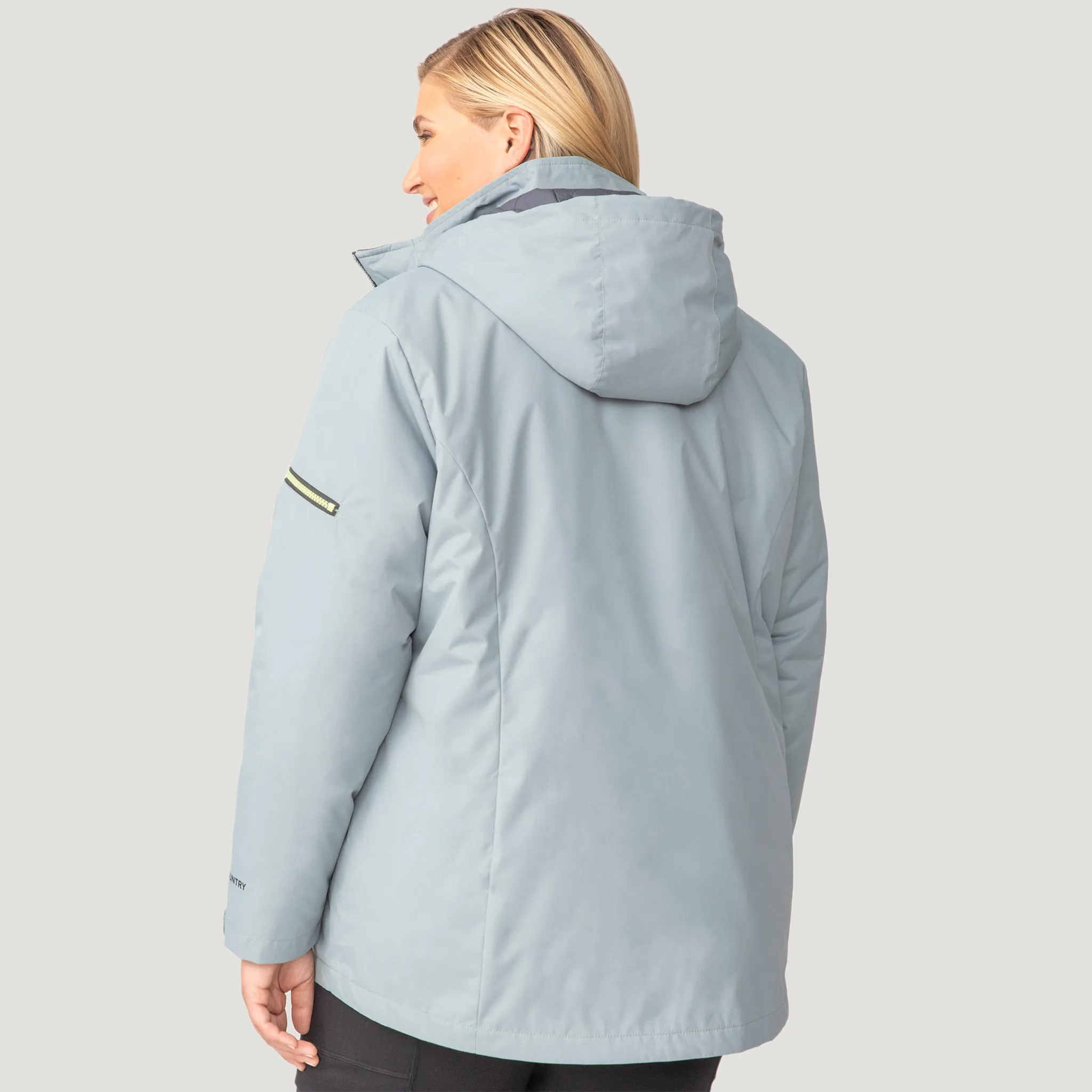 Women's Plus Size Back of Bell 3-in-1 Systems Jacket